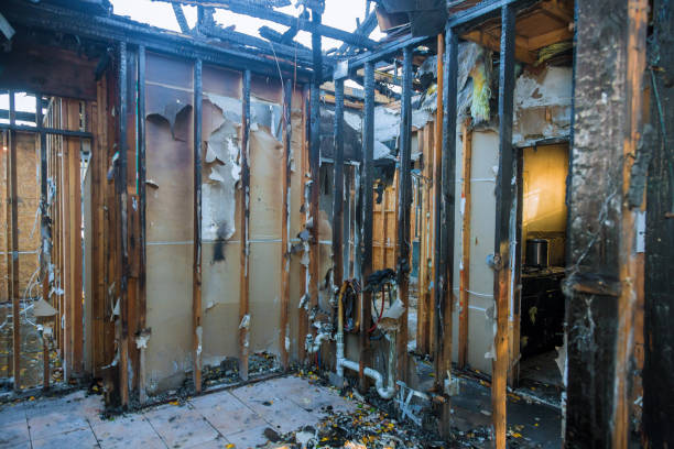 Professional Emergency Fire Cleanup technician working in Heber, CA
